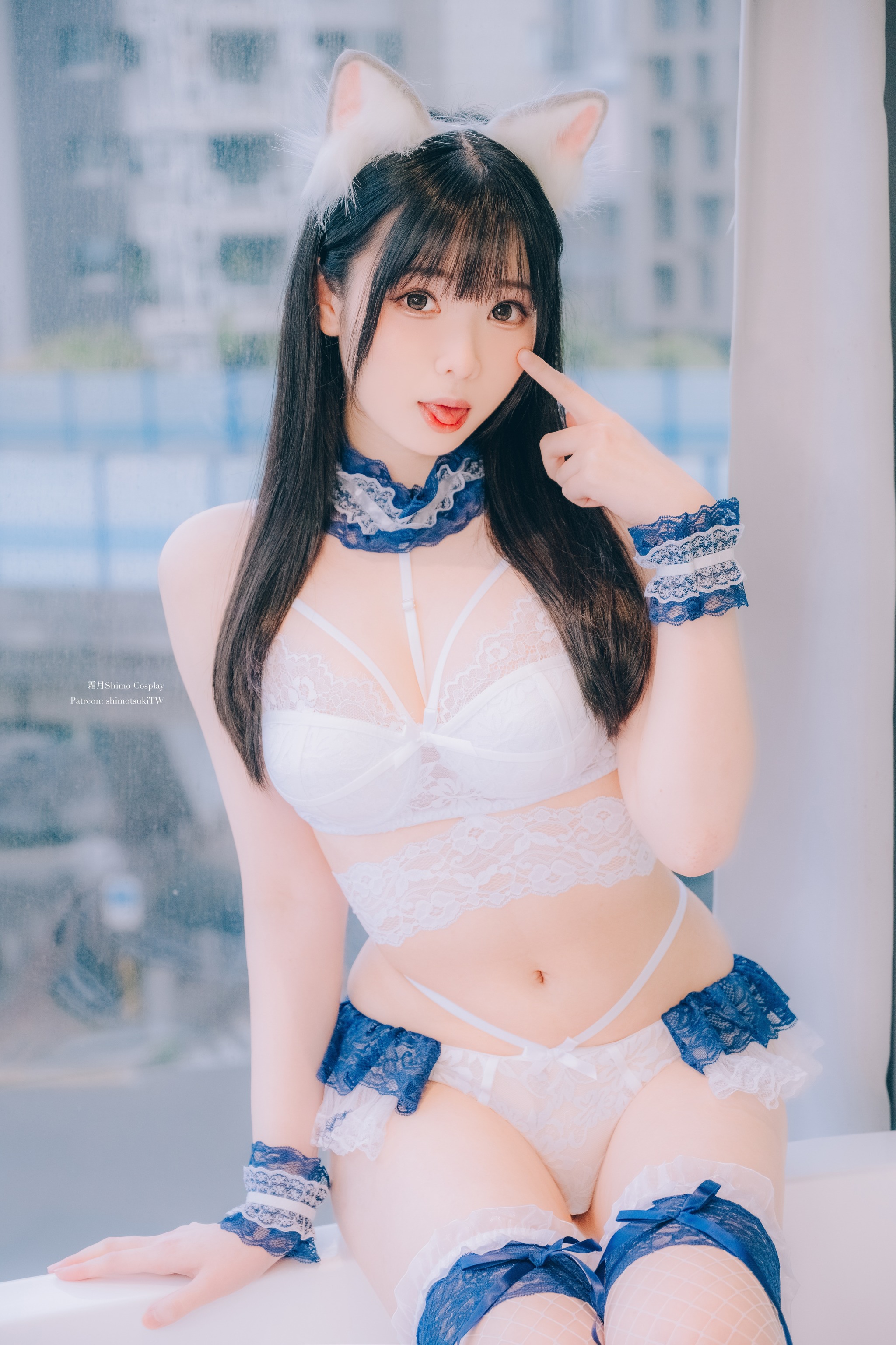 霜月shimo - NO.119 Lace Lingerie[20P]-XikXak